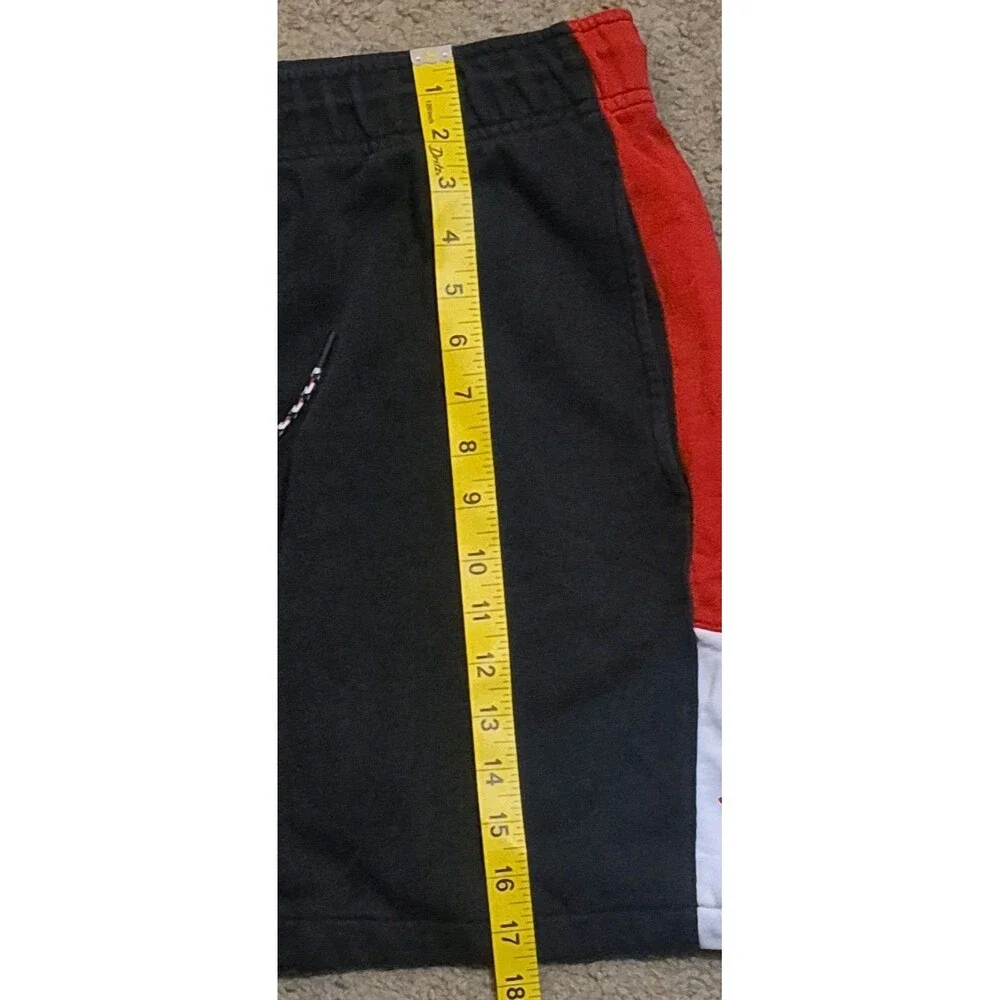 Air Jordan Legacy 1 Shorts Red Black White Mens Size XL Sweat